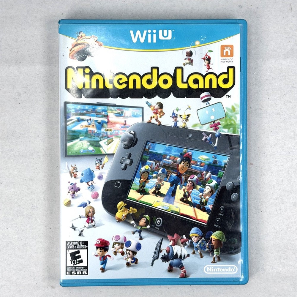 NINTENDO LAND WII U / COMPLETE with Manual / CIB / Works / Tested